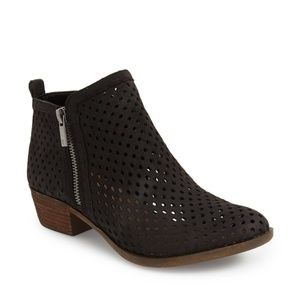 Lucky brand perforated booties
